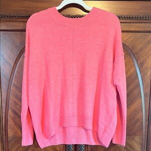 Vince Camuto Vibrant Pink Crew Neck Sweater